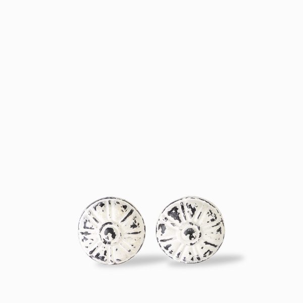Pomo metal vintage set x 2 - Imagen 2
