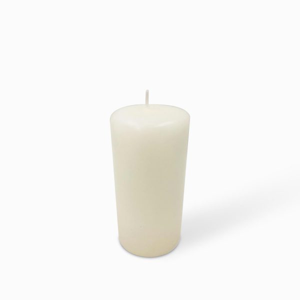 Vela crema 7.5x15cm