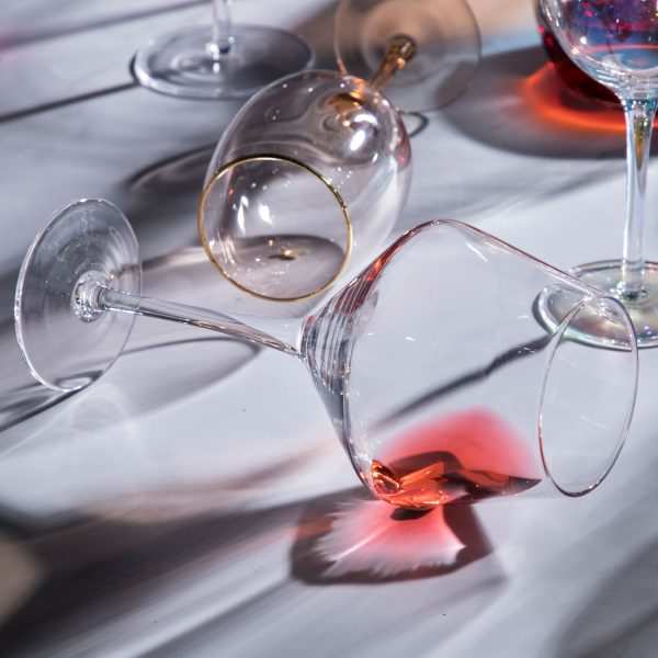Copa vino angulo  610 ml set x 2