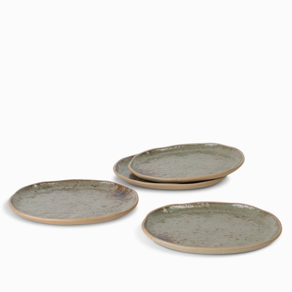Set x 4 und - Plato mediano gayra verde 21 cm - Imagen 2
