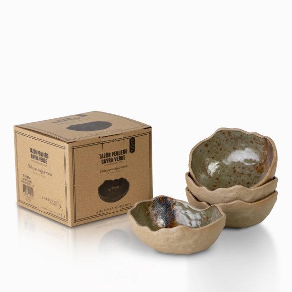 Set x 4 und - Tazon pequeño gayra verde
