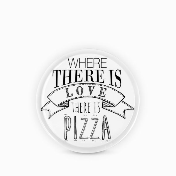 Plato pizza love - Imagen 2