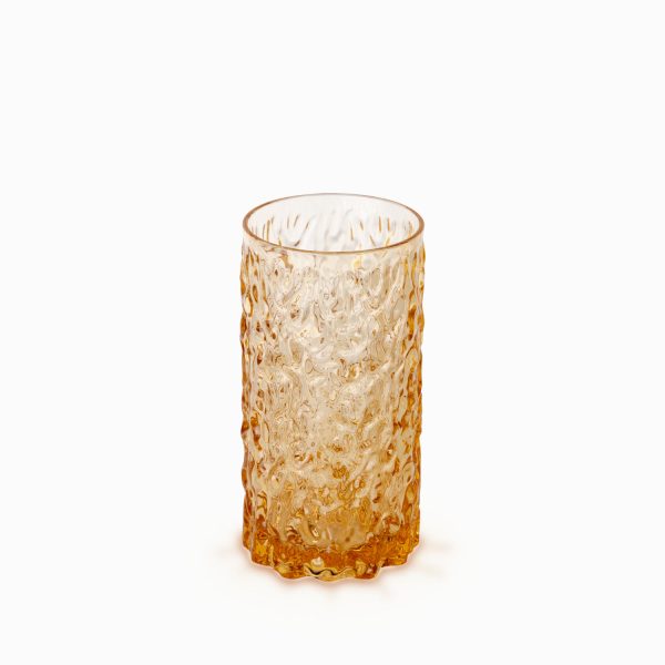Vaso largo coral ambar 575 ml