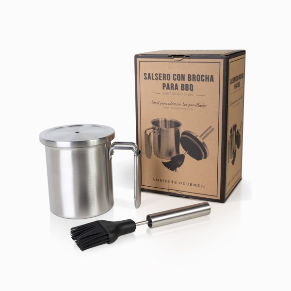 Salsero brocha para bbq