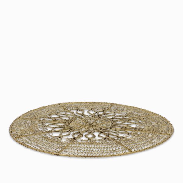 Base redonda gipsy dorada 35cm - Imagen 2