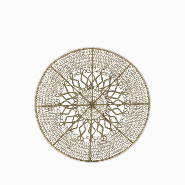 Base redonda gipsy dorada 35cm