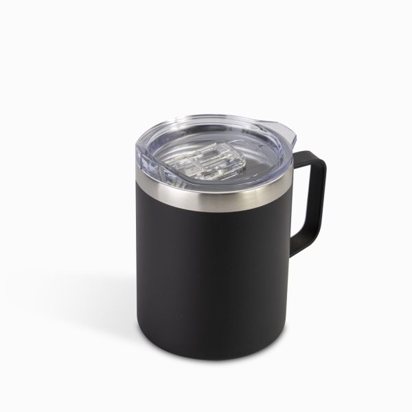 Mug doble pared en acero negro