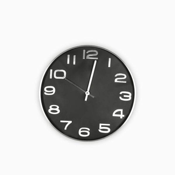 Reloj de pared negro 40.4