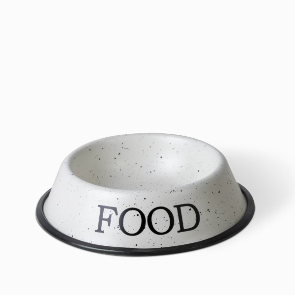 Tazon para mascota food granito blanco