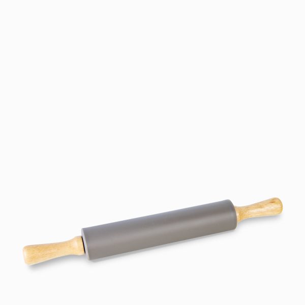 Rodillo en silicona y madera 43 cm