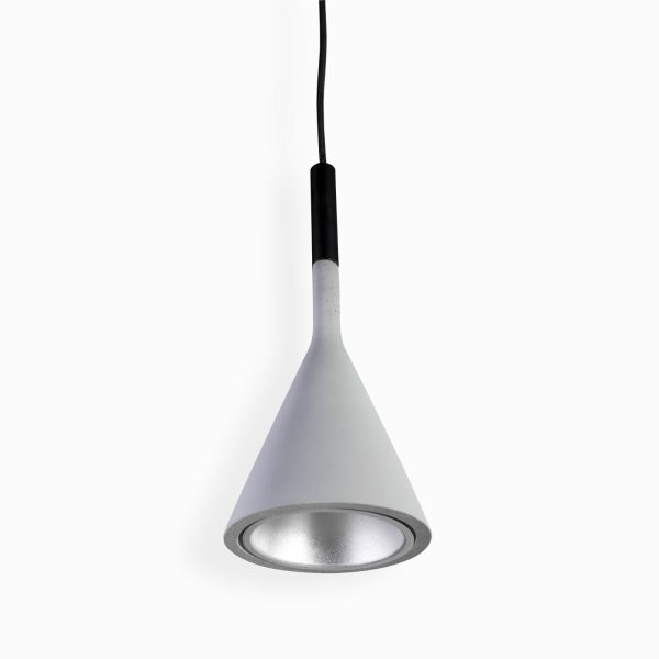 Lámpara vela cemento 36x15cm