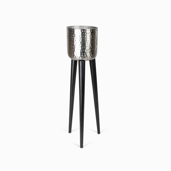 Matera plateada en stand 60cm