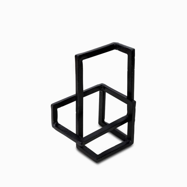 Cubo abierto negro