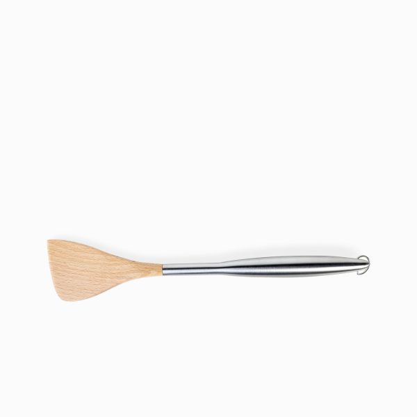 Espatula acero y bambu