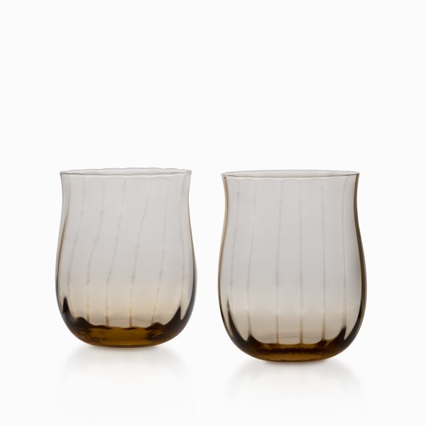 Vasos verona ambar setx2