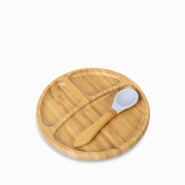 Plato para niños en bambu - Imagen 2