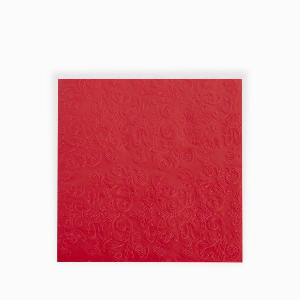Servilletas arabescos rojo