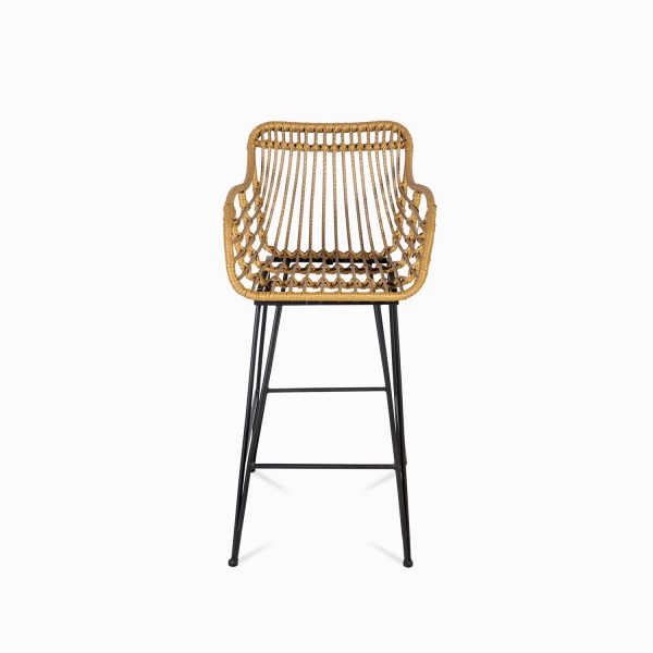 Silla bar rattan - Imagen 2