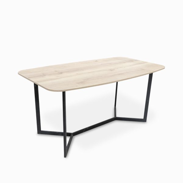 Mesa comedor west 75x160x90color madera