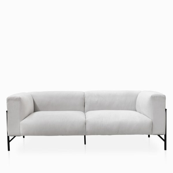 Sofa 3ptos nevada 72x210x91 beige