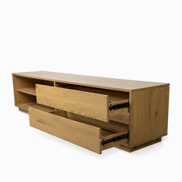 Mueble tv mill color madera 42x180x40 - Imagen 2