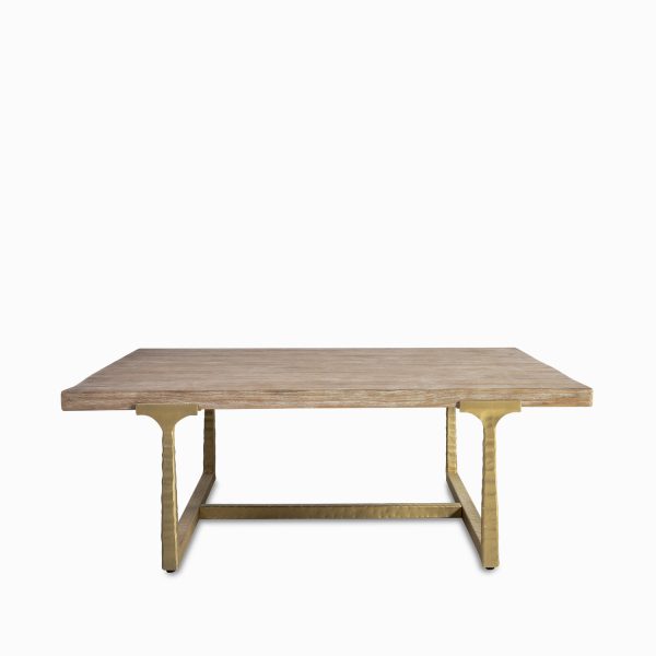 Mesa de centro t brace dorada 45x130x90 - Imagen 2