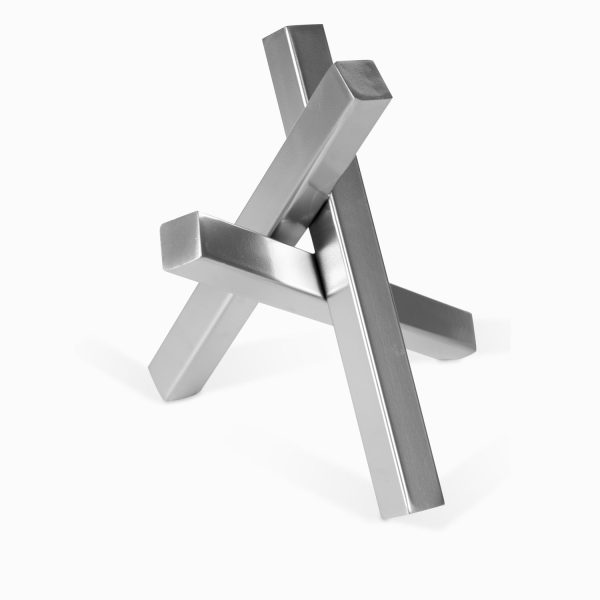 Pilon plateado 30x28x23cm