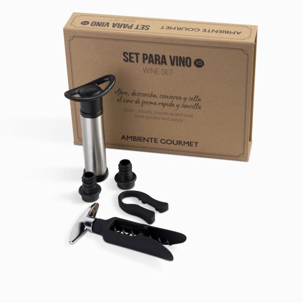 Set para vino x5