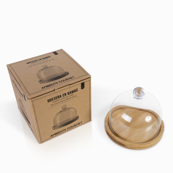 Quesera en bambu 17.5cm - Imagen 2