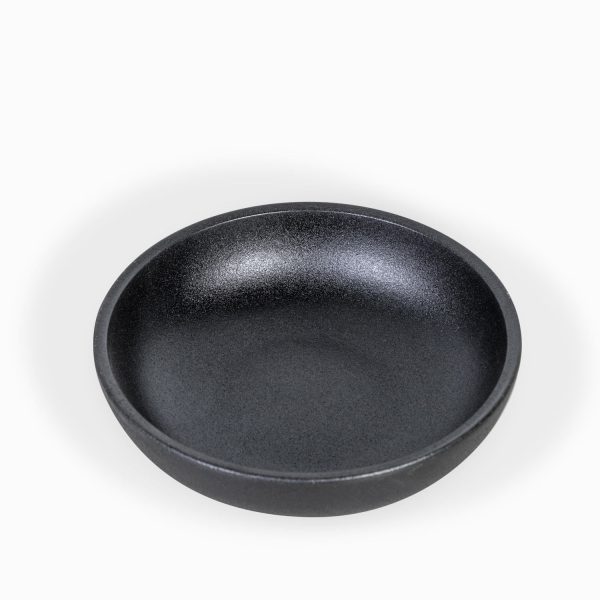 Tazon negro mate 25 cm - Imagen 2