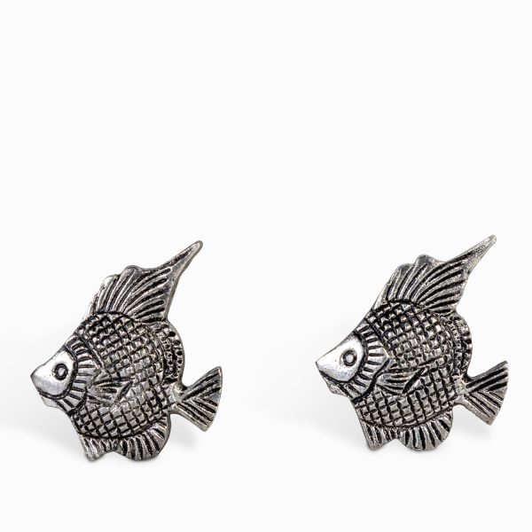 Pomo metal pescado set x 2 - Imagen 2