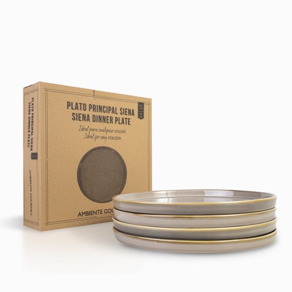 Plato principal siena 26cm setx4 - Imagen 2