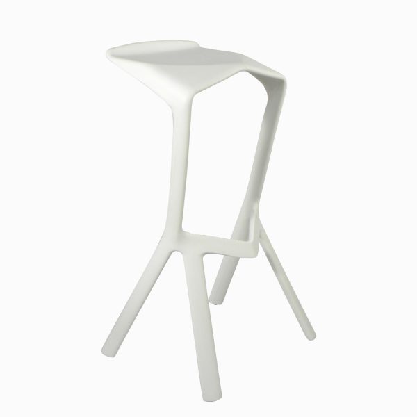 Taburete miura blanco - Imagen 2