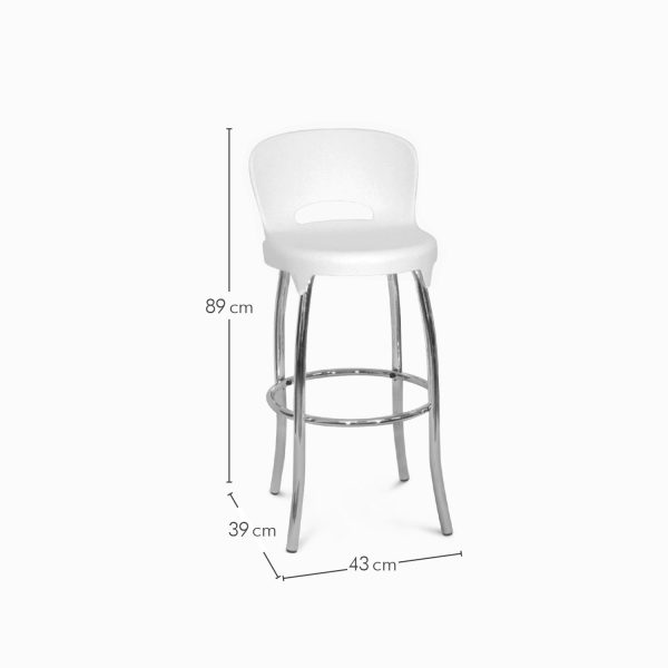 Silla longer blanca - Imagen 2