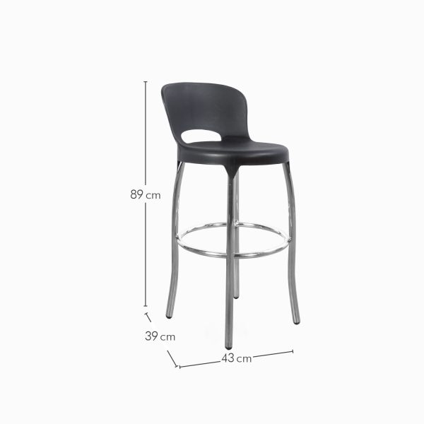 Silla longer negra - Imagen 2