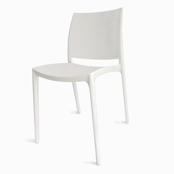 Silla simple blanca