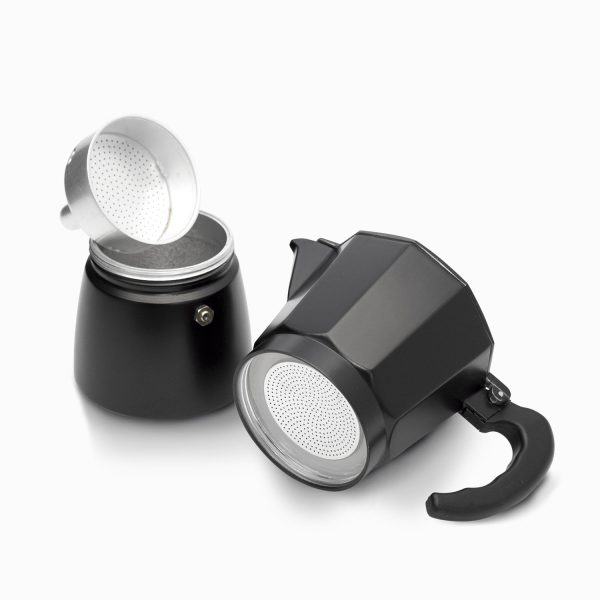 Cafetera moka 6 tazas negra - Imagen 2