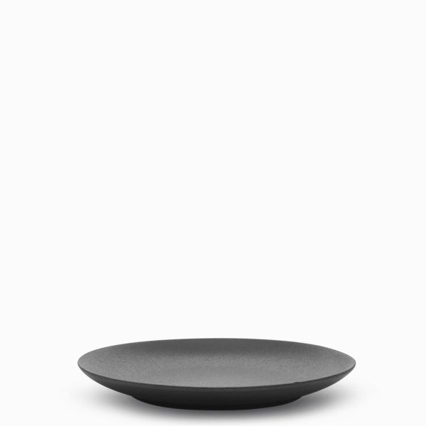Plato mediano negro mate 20 cm - Imagen 2