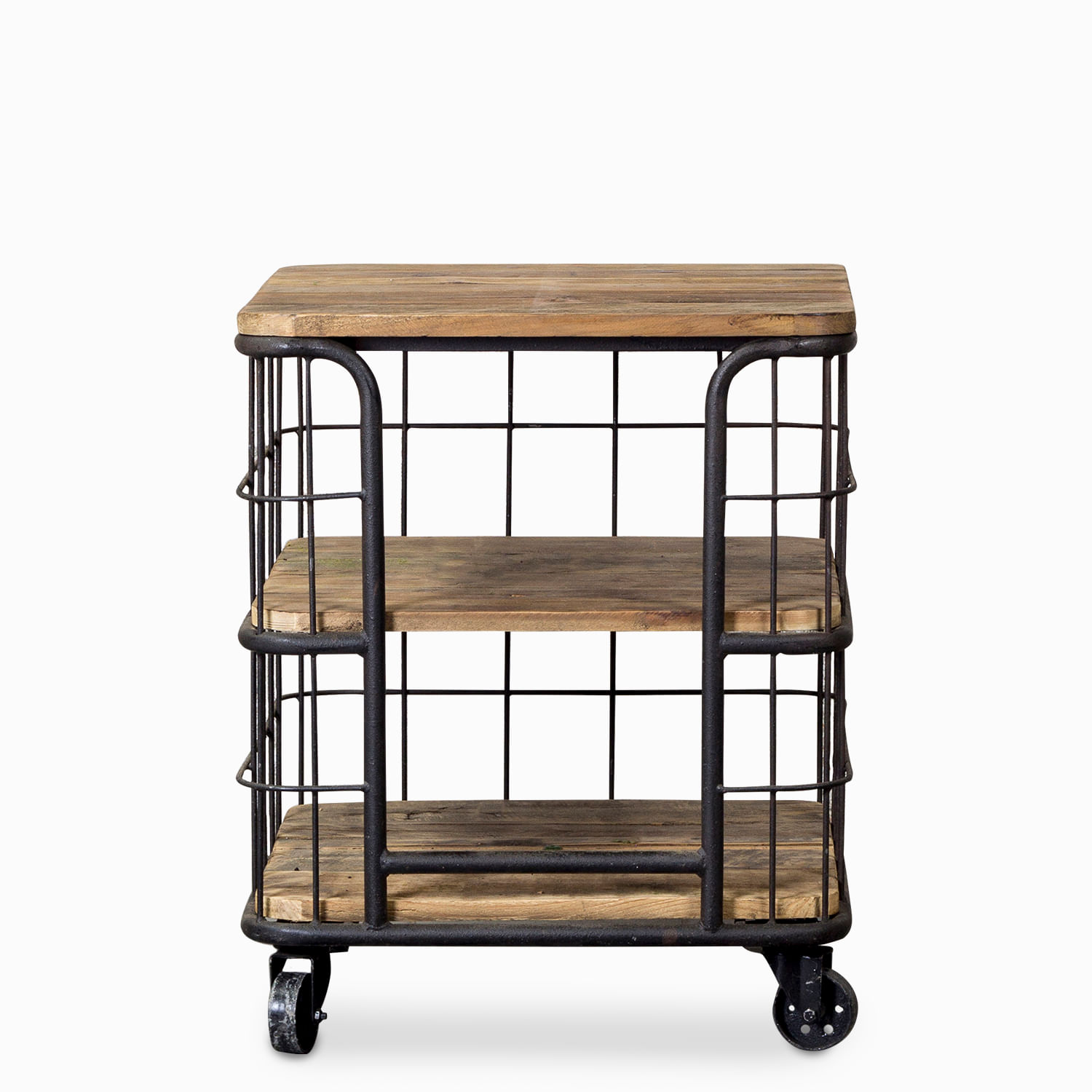 Mesa con reja 61x61x70