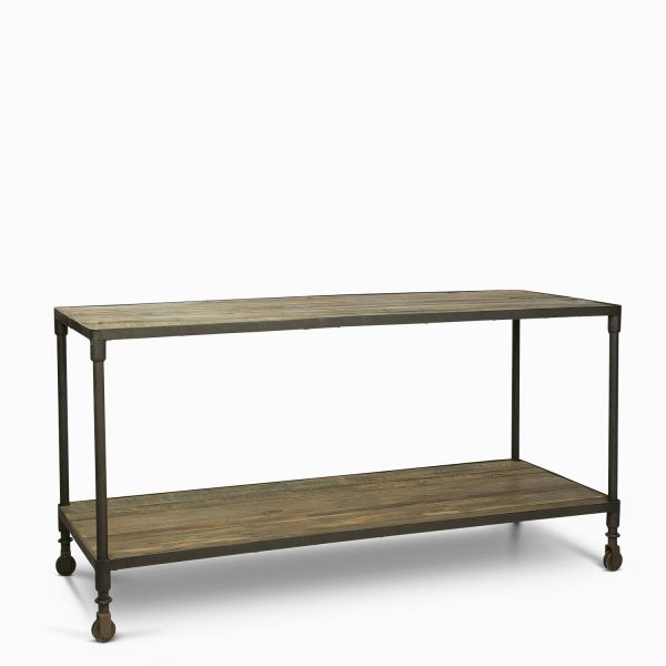 Mesa rect 2 niveles 160x60x80