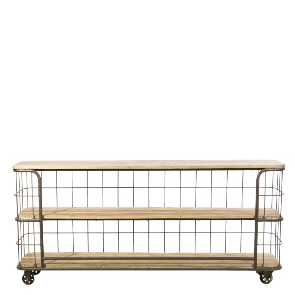 Estante con reja 180x42x82cm