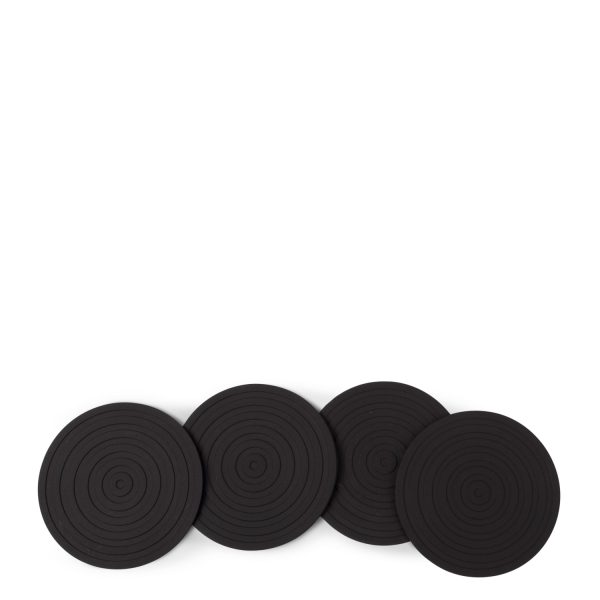 Portavasos en silicona negros - Imagen 2