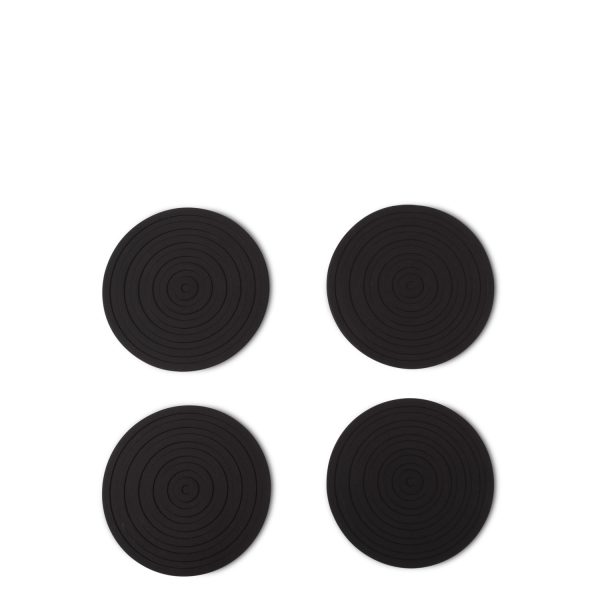 Portavasos en silicona negros
