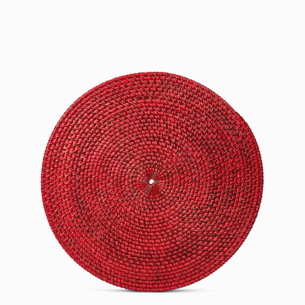 Base redonda jacinto rojo
