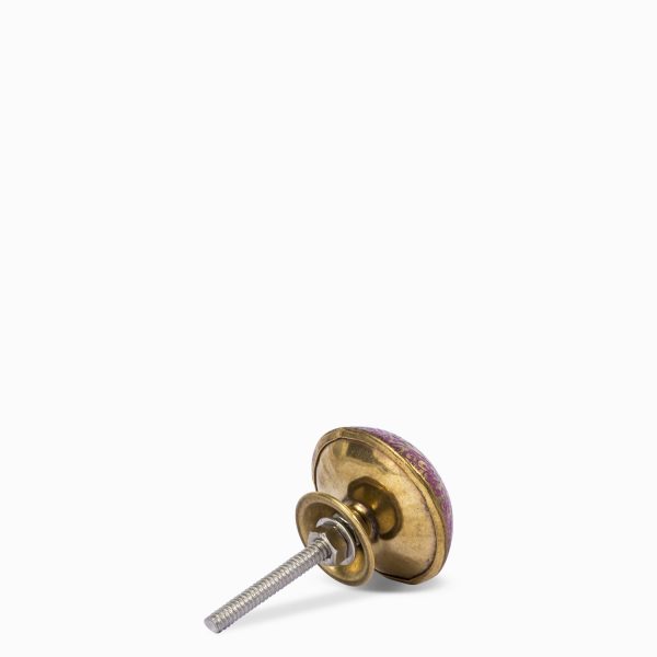 Pomo metal rosado
