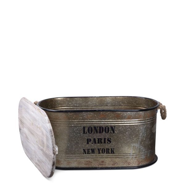Caneca oval tapa 31.5x60.5x31