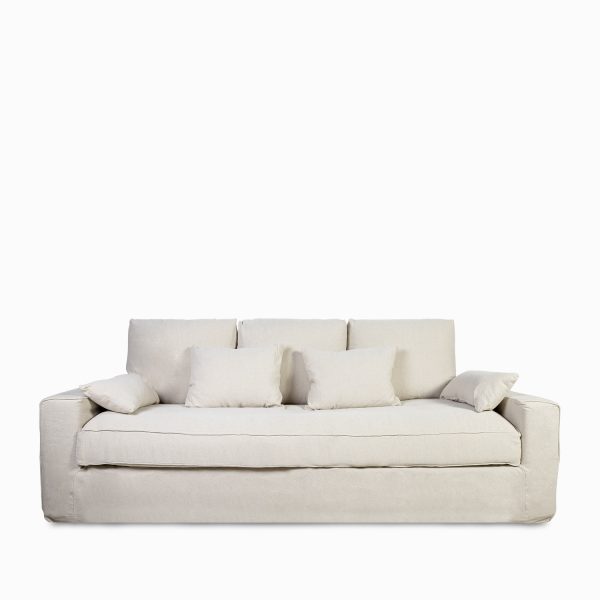 Sofá Brume  Beige 3 puestos