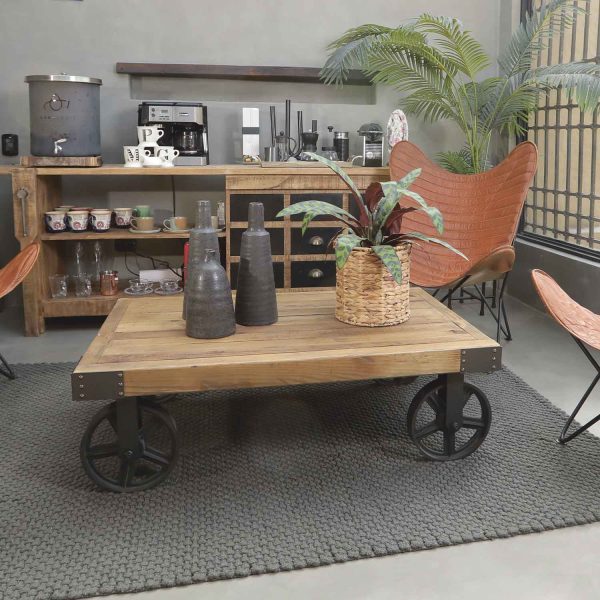 Mesa de Centro con Ruedas - Imagen 7