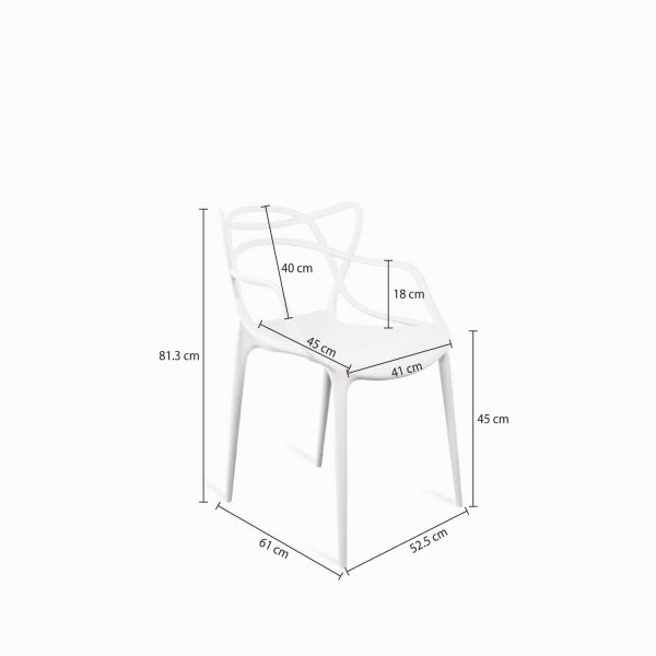 Silla York blanca - Imagen 3