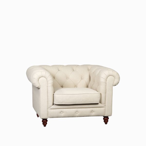 Sillón en Lino Capitoneado - Imagen 4